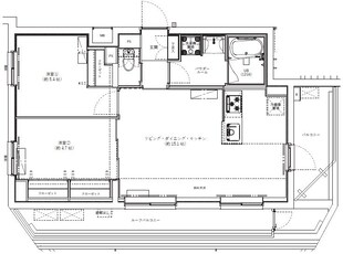 ジェノヴィア学芸大学の物件間取画像